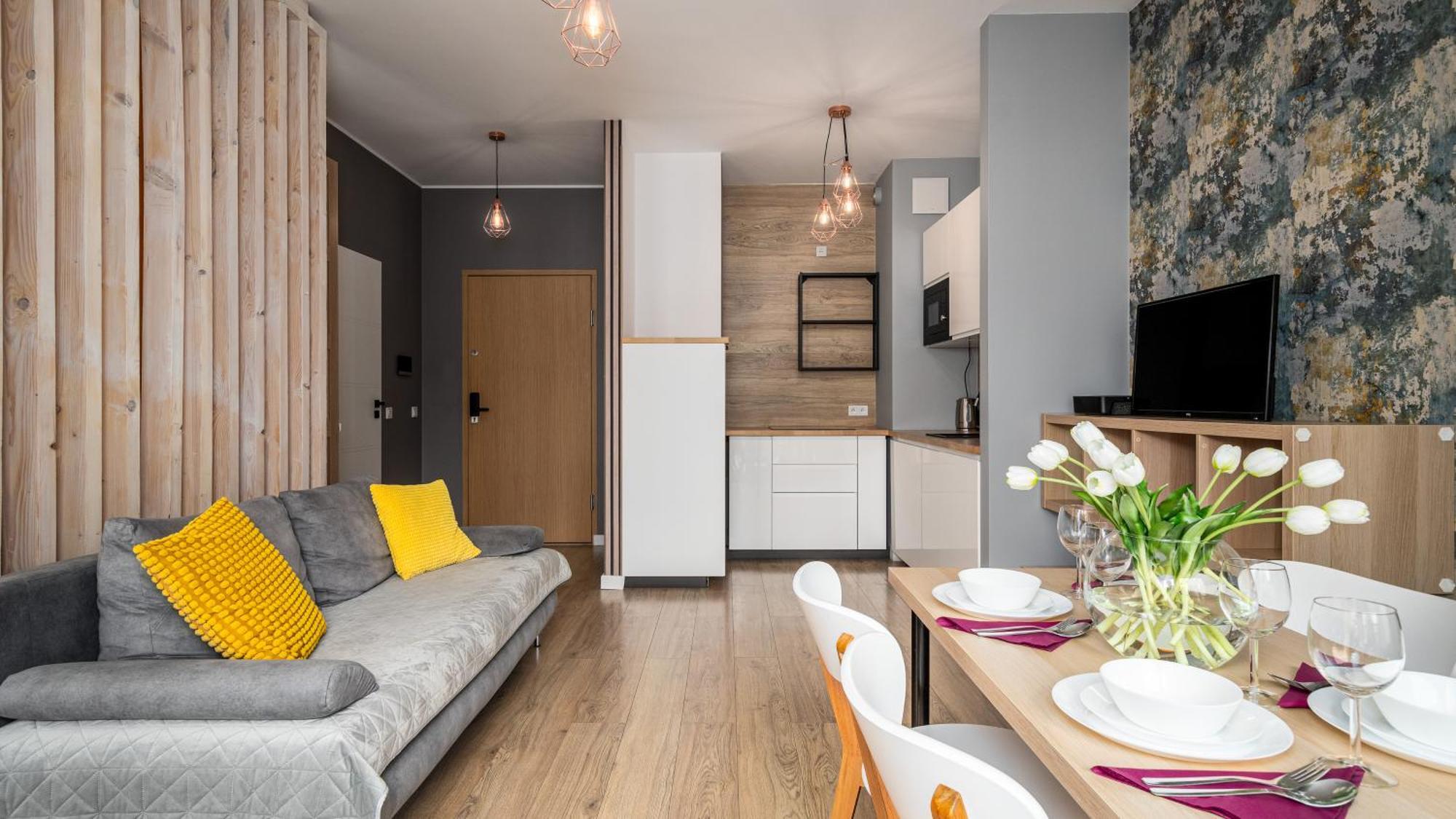 Apartamenty Sun & Snow 19 Dzielnica With Free Parking 华沙 外观 照片